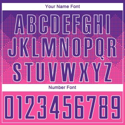 Maillot de football personnalisé rose violet-blanc par sublimation Maillot de football personnalisé rose violet-blanc par sublimation