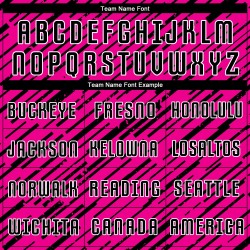 Maillot de football personnalisé rose, noir et blanc, sublimé Maillot de football personnalisé rose, noir et blanc, sublimé