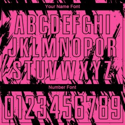 Maillot de football personnalisé rose et noir par sublimation Maillot de football personnalisé rose et noir par sublimation