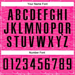 Maillot de football personnalisé rose et noir par sublimation Maillot de football personnalisé rose et noir par sublimation